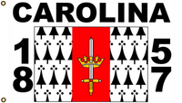 Thumbnail for Carolina 3x5 foot Nylon Flag