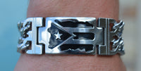 Thumbnail for Classic Bracelet With Dual Cuban Chains and Adjustable Sizes