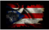 Thumbnail for Flag Decal with Taino Symbol