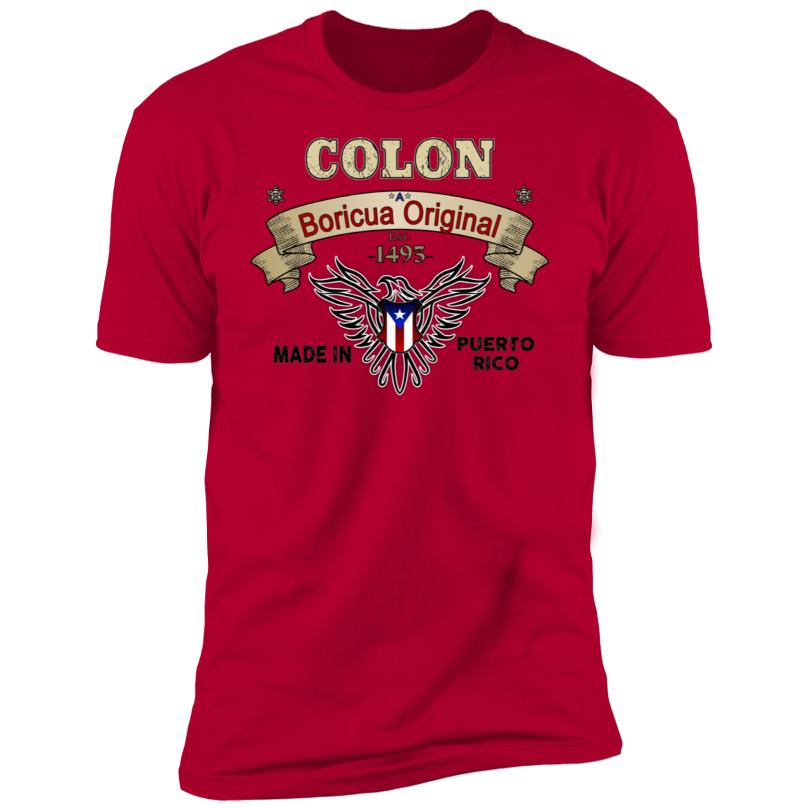 COLON Premium Short Sleeve T-Shirt - Puerto Rican Pride
