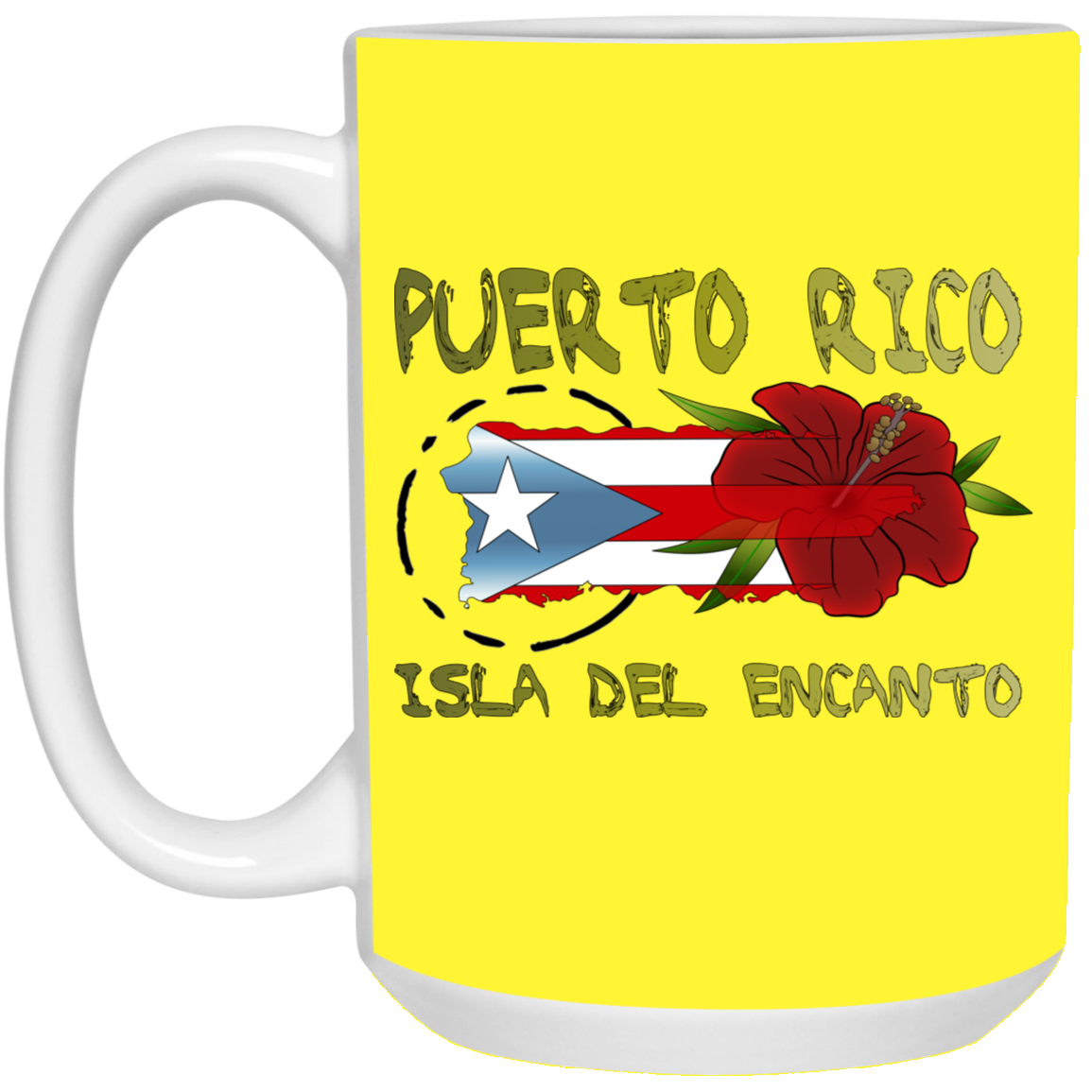 Isla Del Encanto 15 oz. White Mug