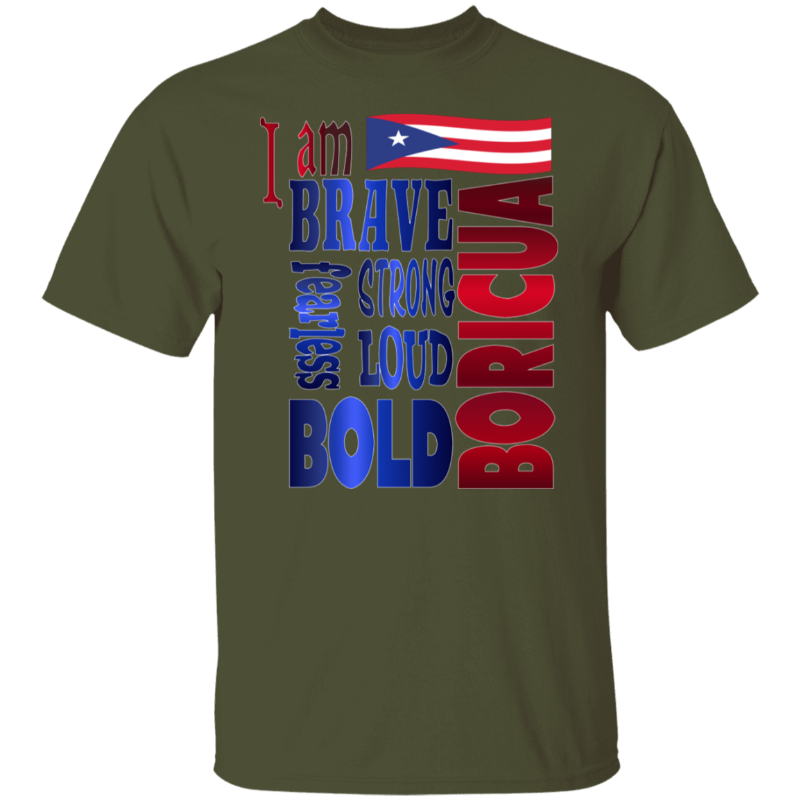 I am Boricua - 5.3 oz. T-Shirt