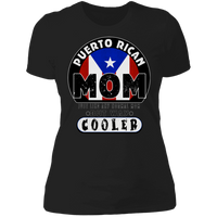 Thumbnail for COOL MOM Ladies' Boyfriend T-Shirt - Puerto Rican Pride