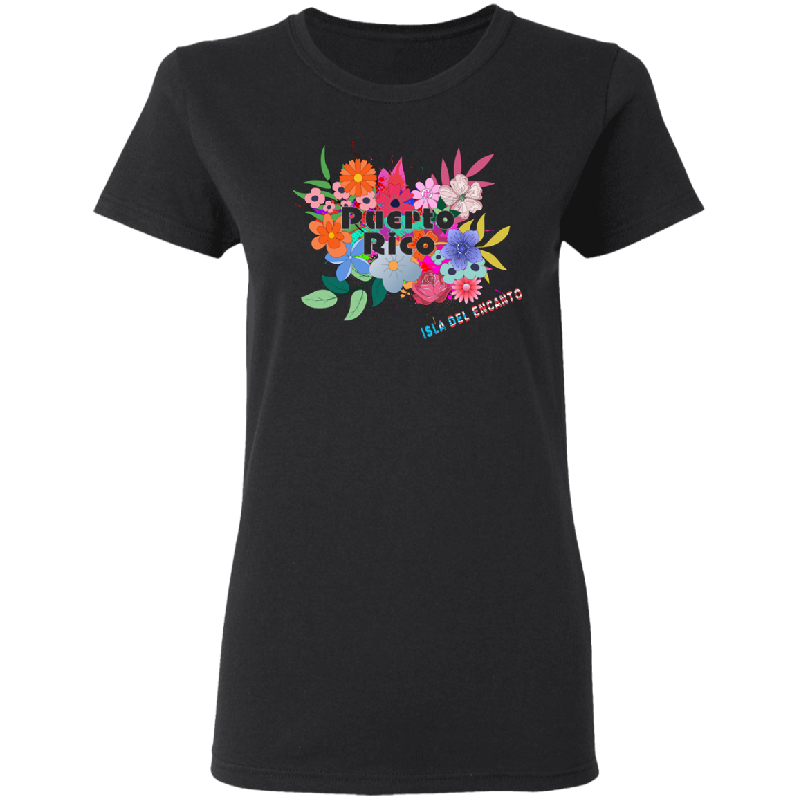 Puerto Rico Flowers T-Shirt