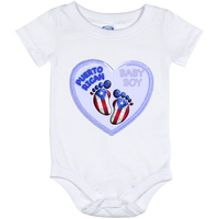 Thumbnail for Baby Boy Onesie 12 Month - Puerto Rican Pride