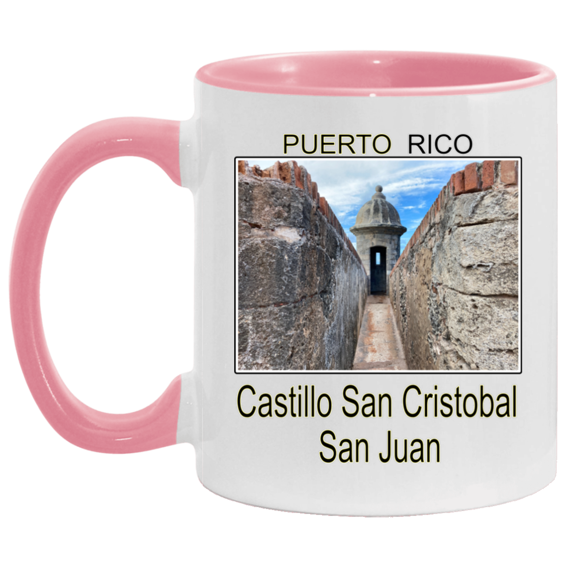 Castillo San Cristobal 11OZ Accent Mug - Puerto Rican Pride