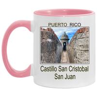 Thumbnail for Castillo San Cristobal 11OZ Accent Mug - Puerto Rican Pride