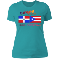 Thumbnail for Domini Rican  Ladies' Boyfriend T-Shirt - Puerto Rican Pride