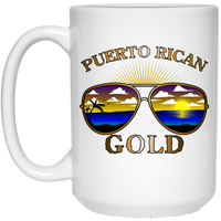 Thumbnail for Puerto Rican Gold 15 oz. White Mug