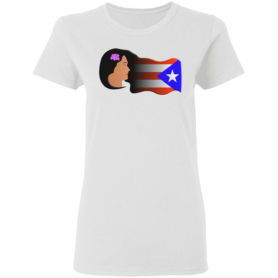 PUERTO RICAN BEAUTY  5.3 oz. T-Shirt