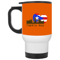 Thumbnail for New York Puerto Rico Heart White Travel Mug