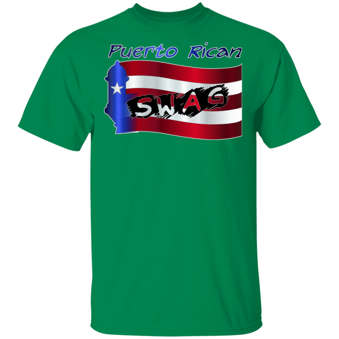 PR SWAG 5.3 oz. T-Shirt - Puerto Rican Pride