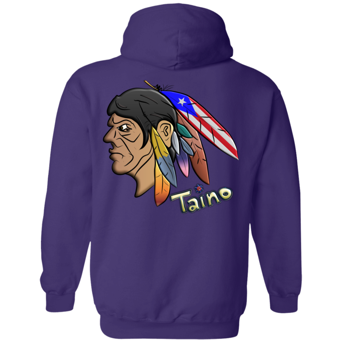 Taino Warrior Chief Hoodie 8 oz.