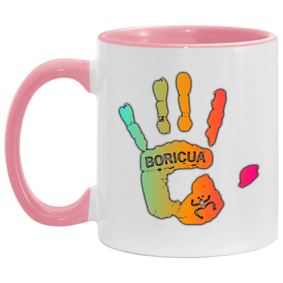 Boricua Hand 11OZ Accent Mug - Puerto Rican Pride