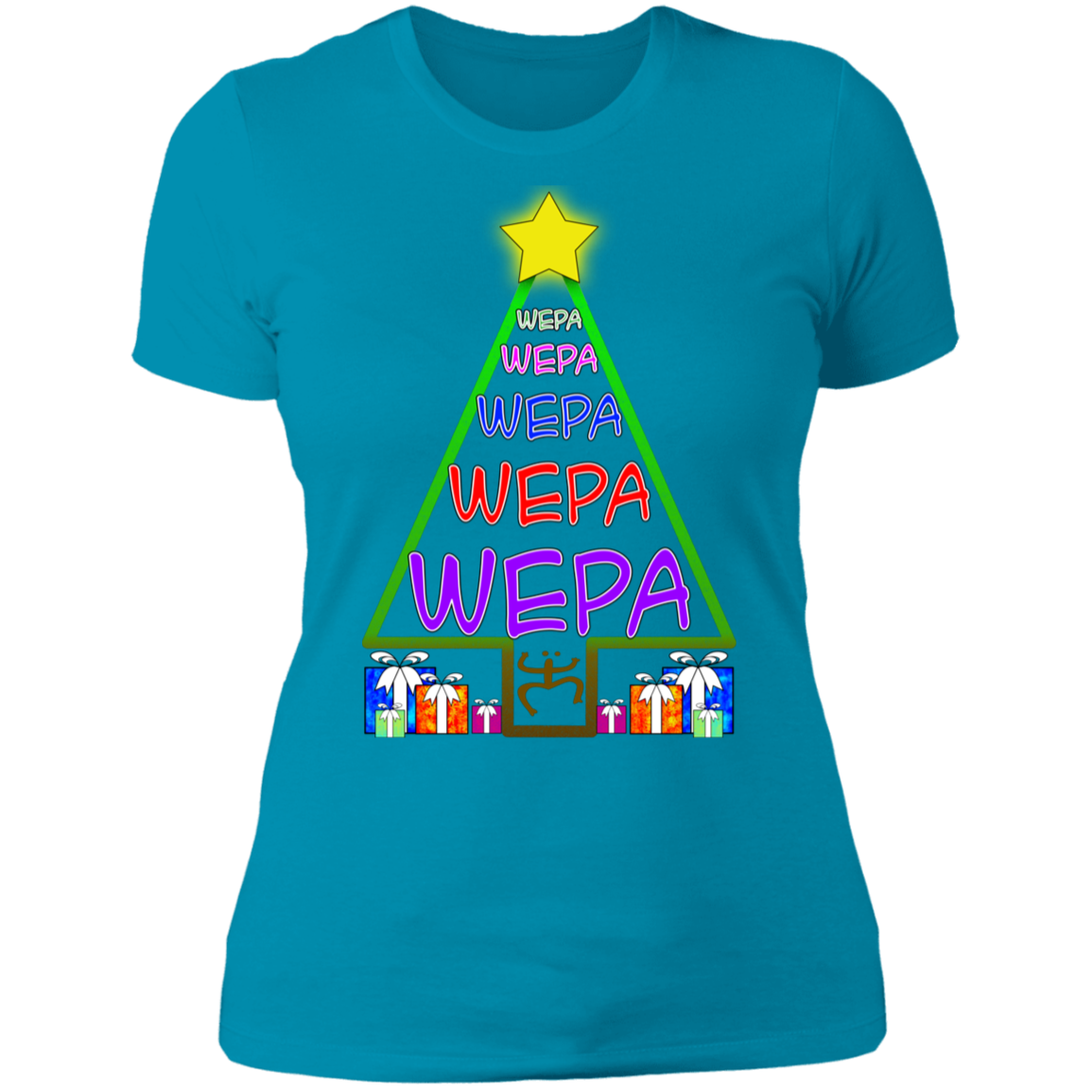 WEPA Tree Ladies' Boyfriend T-Shirt - Puerto Rican Pride