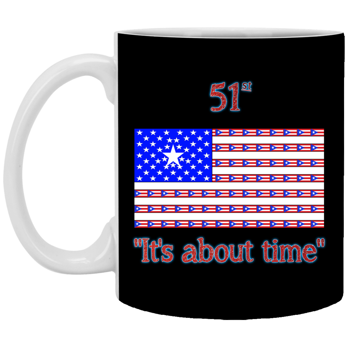 51st, It's About Time11 oz. White Mug
