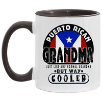 Thumbnail for Cool Grandma 11 OZ Accent Mug - Puerto Rican Pride