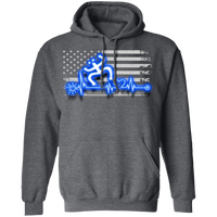 Thumbnail for Heartbeat Coqui Flag Pullover Hoodie - Puerto Rican Pride