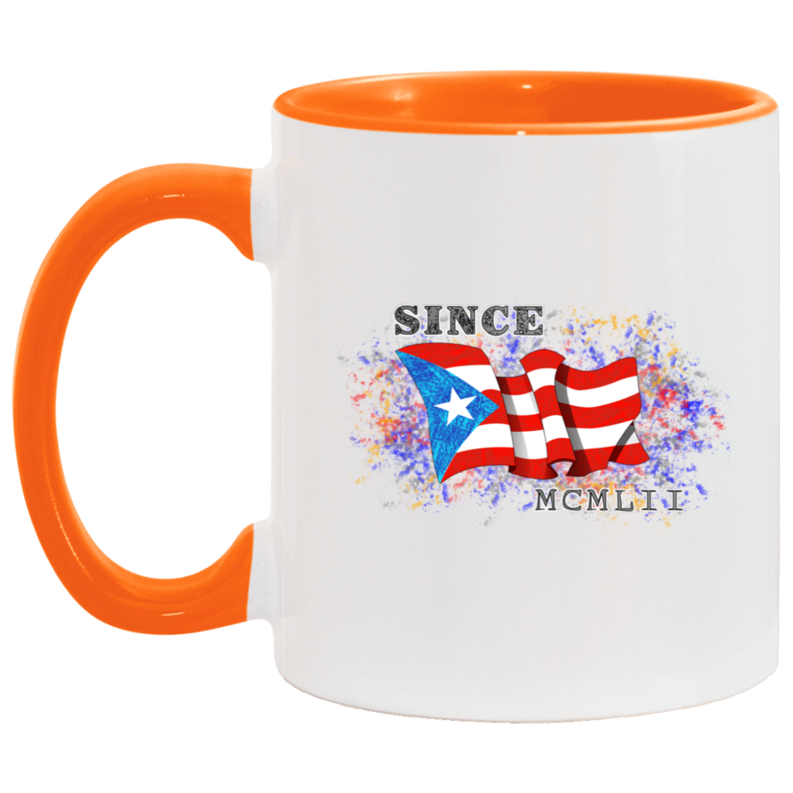 Since 1952 11OZ Accent Mug - Puerto Rican Pride