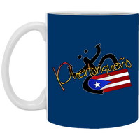 Thumbnail for Puertoriqueno  Coqui  11 oz. White Mug - Puerto Rican Pride