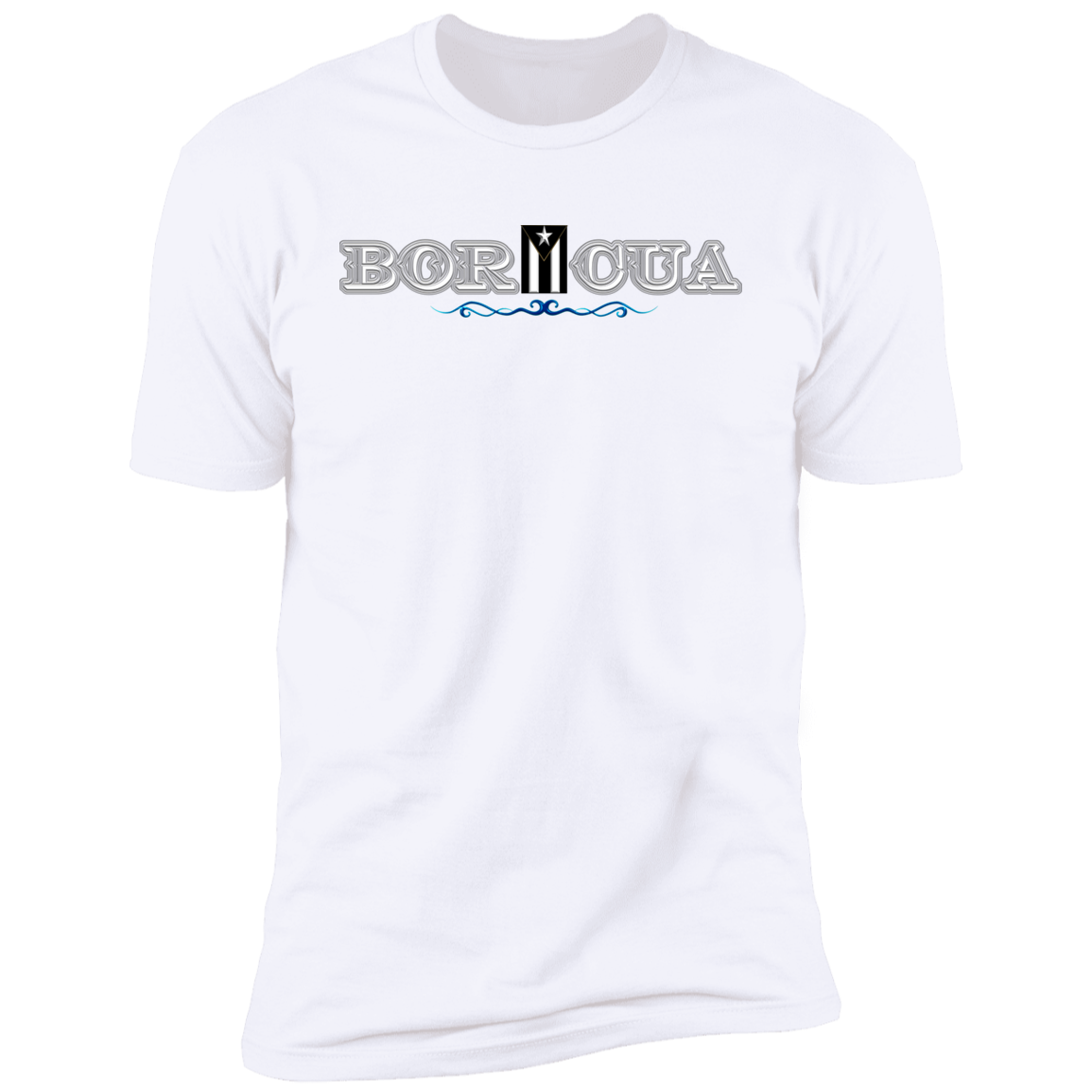 Black Flag Boricua Premium Short Sleeve T-Shirt - Puerto Rican Pride