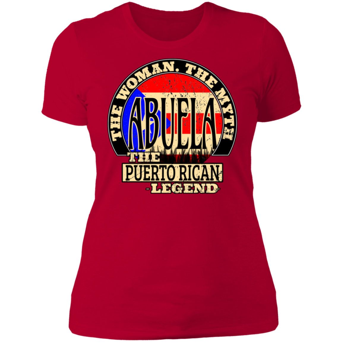 Abuela the Legend Ladies' Boyfriend T-Shirt - Puerto Rican Pride