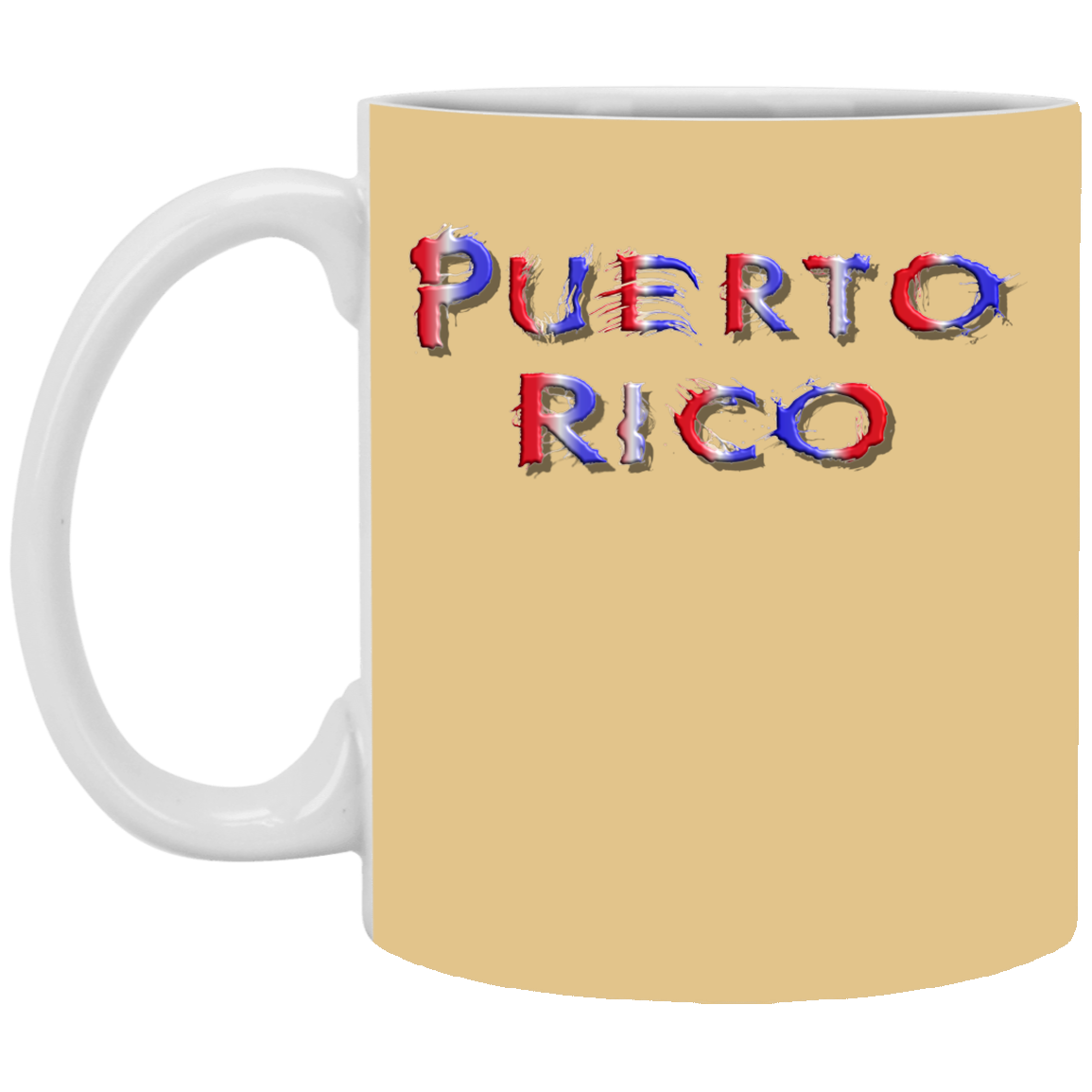 Colorful PR 11 oz. White Mug