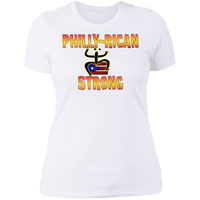 Thumbnail for Philly-Rican Strong  Ladies' Boyfriend T-Shirt - Puerto Rican Pride