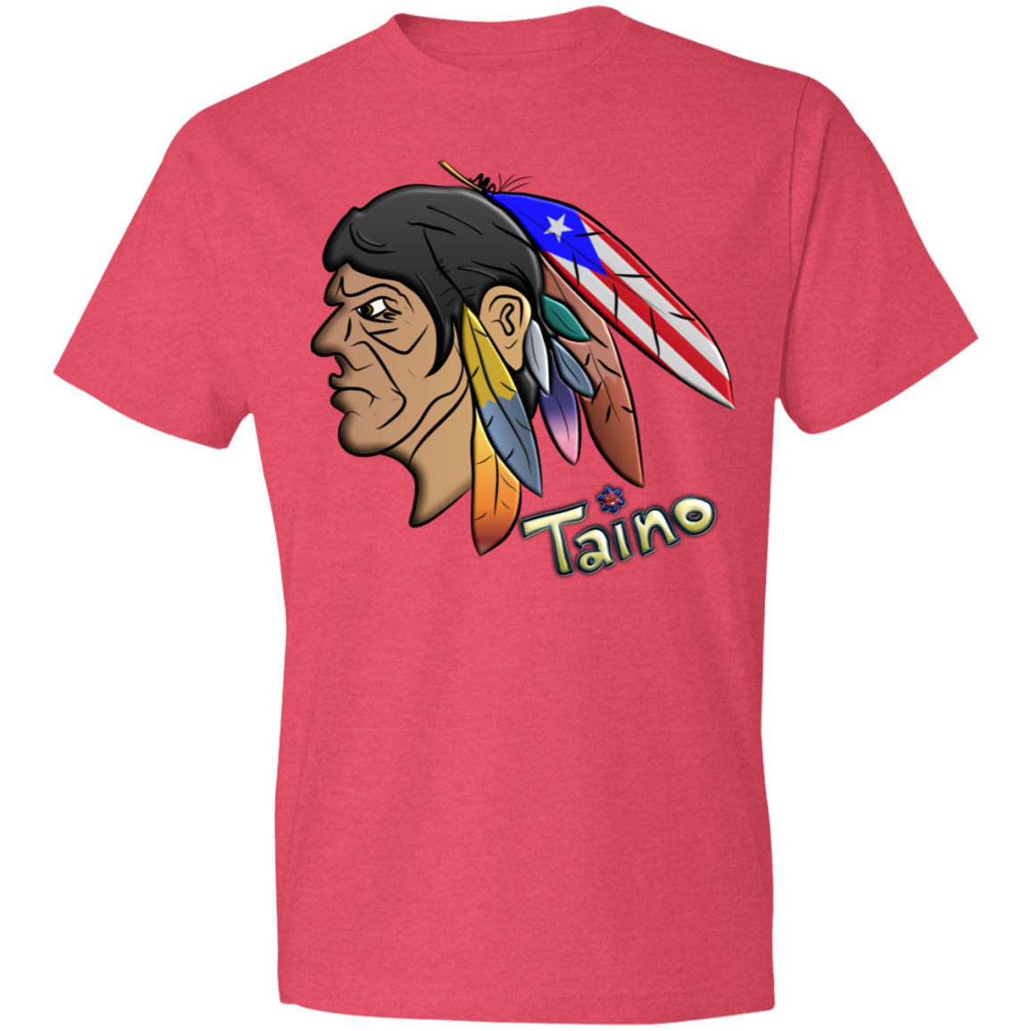 Taino Warrior Chief Lwt T-Shirt 4.5 oz