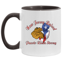 Thumbnail for New Jersey Raised PR Strong 11OZ Accent Mug - Puerto Rican Pride