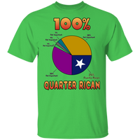 Thumbnail for QUARTER RICAN 5.3 oz. T-Shirt - Puerto Rican Pride