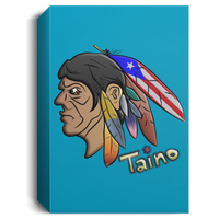Thumbnail for Taino Warrior Chief Deluxe Portrait Canvas 1.5in Frame