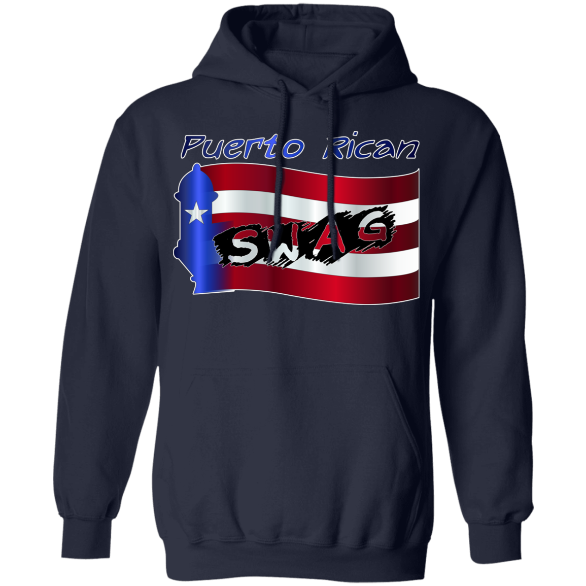 PR SWAG Pullover Hoodie - Puerto Rican Pride