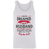 Thumbnail for Husband of Awesome PR Unisex Tank - Puerto Rican Pride