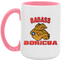 Thumbnail for Badass Coqui Boricua 15oz. Accent Mug