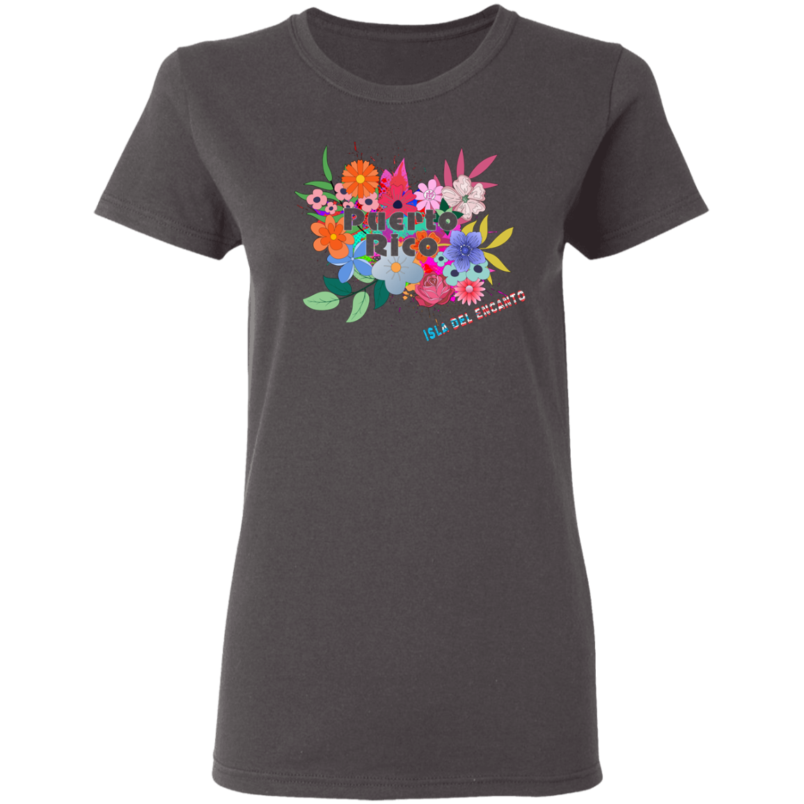 Puerto Rico Flowers T-Shirt