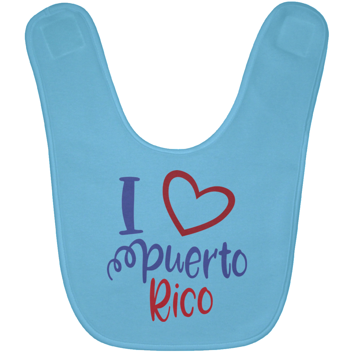 BABY BIB - I Love PR - Puerto Rican Pride