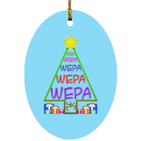 Thumbnail for WEPA Tree Oval Ornament - Puerto Rican Pride