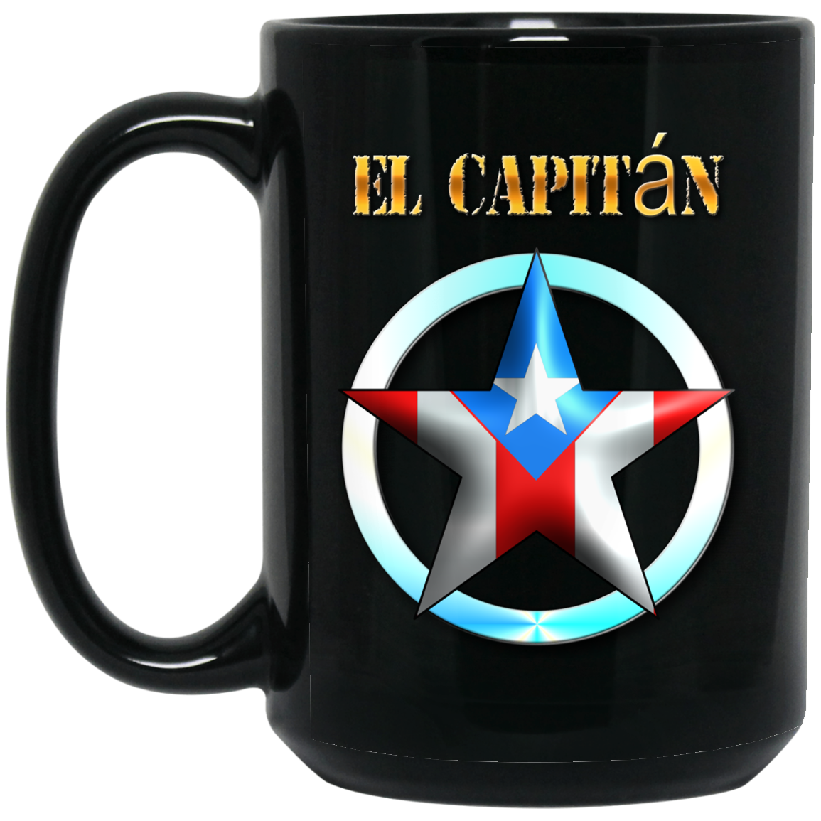 EL CAPITAN 15 oz. Black Mug