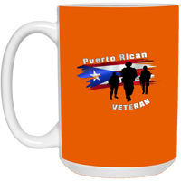 Thumbnail for Puerto Rican Veteran 15 oz. White Mug