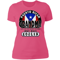 Thumbnail for COOL GRANDMA Ladies' Boyfriend T-Shirt - Puerto Rican Pride