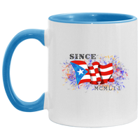 Thumbnail for Since 1952 11OZ Accent Mug - Puerto Rican Pride