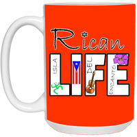 Thumbnail for RICAN LIFE 15 oz. White Mug