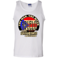 Thumbnail for Abuelo The Legend 100% Cotton Tank Top - Puerto Rican Pride