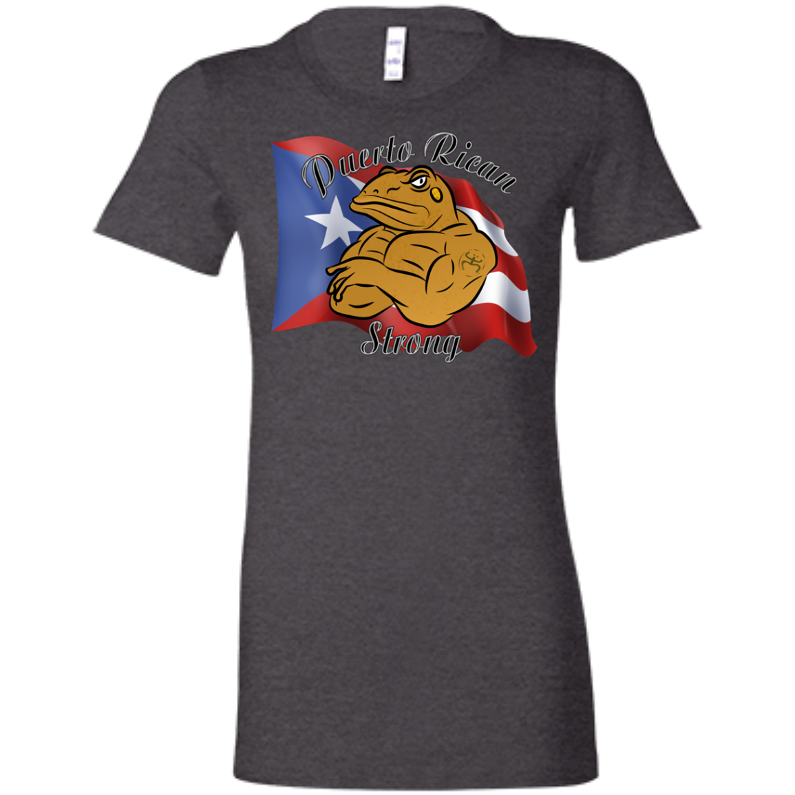 Coqui PR Strong Ladies' Favorite T-Shirt - Puerto Rican Pride