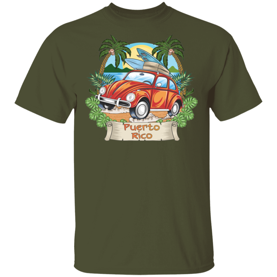Puerto Rico Island Bug T-Shirt