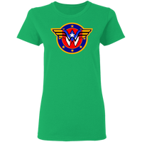 Thumbnail for Boricua Wonder Woman 1 Ladies' 5.3 oz. T-Shirt - Puerto Rican Pride