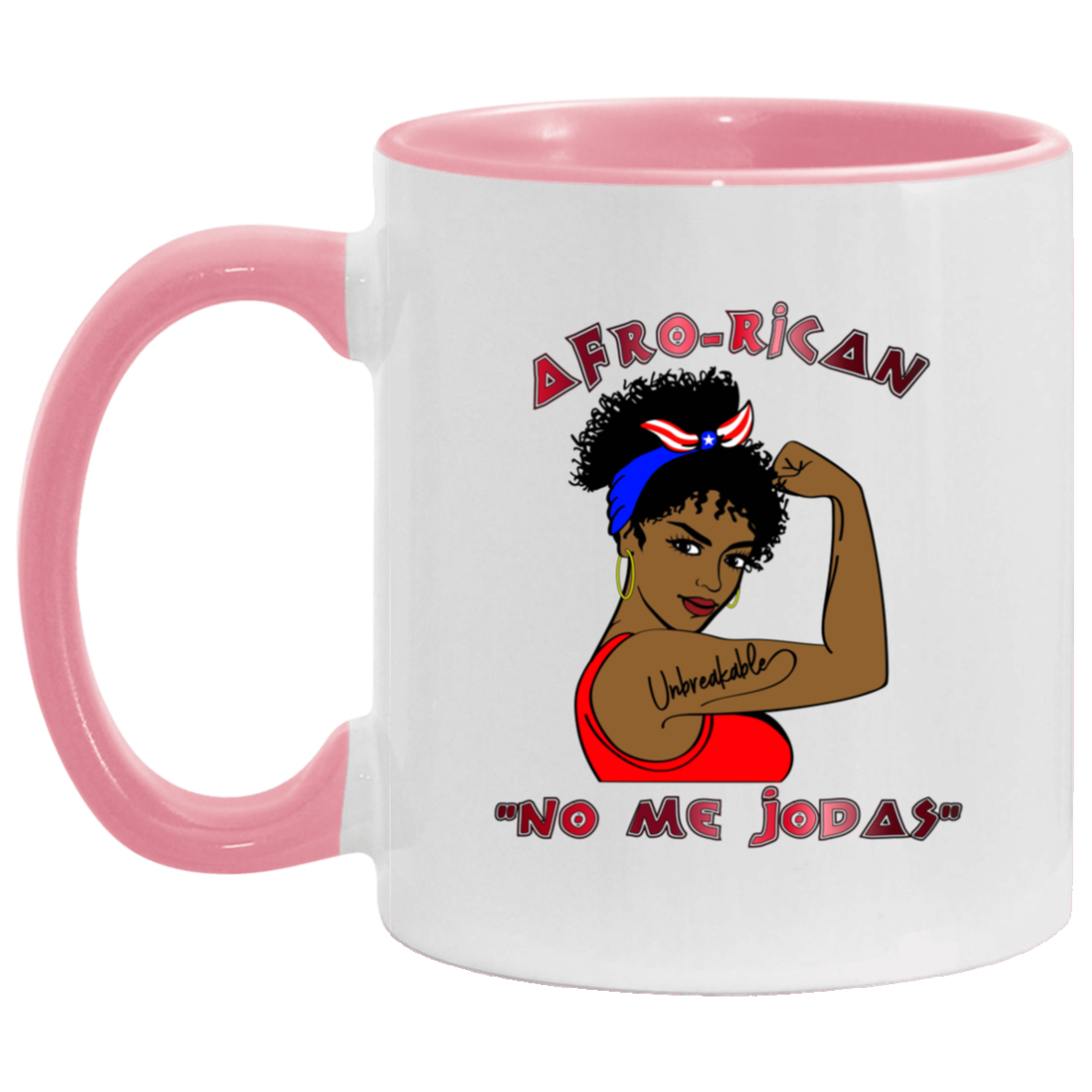 Afro-Rican "Don't Fck With Me" 11 oz. Accent Mug