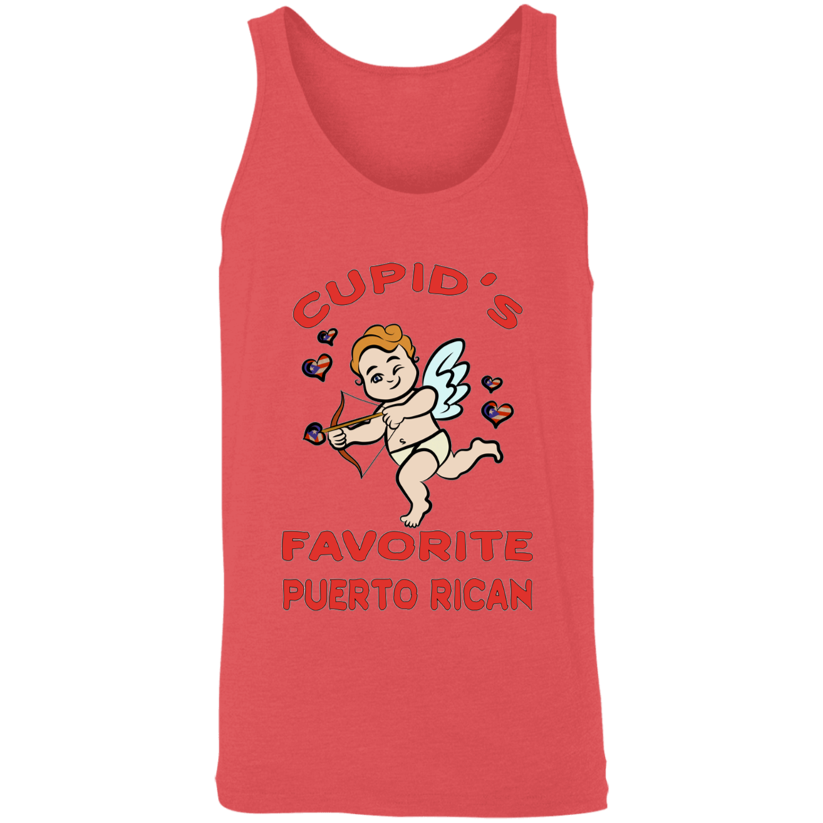 Cupids Favorite PR Unisex Tank - Puerto Rican Pride