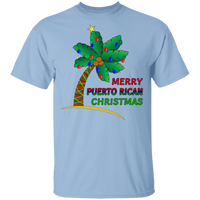 Thumbnail for Merry PR Christmas 5.3 oz. T-Shirt - Puerto Rican Pride